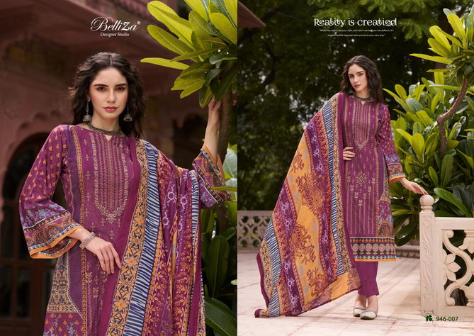 Bin Saeed Vol 5 By Belliza Cotton Digital Printed Dress Material Wholesale Price In Surat
